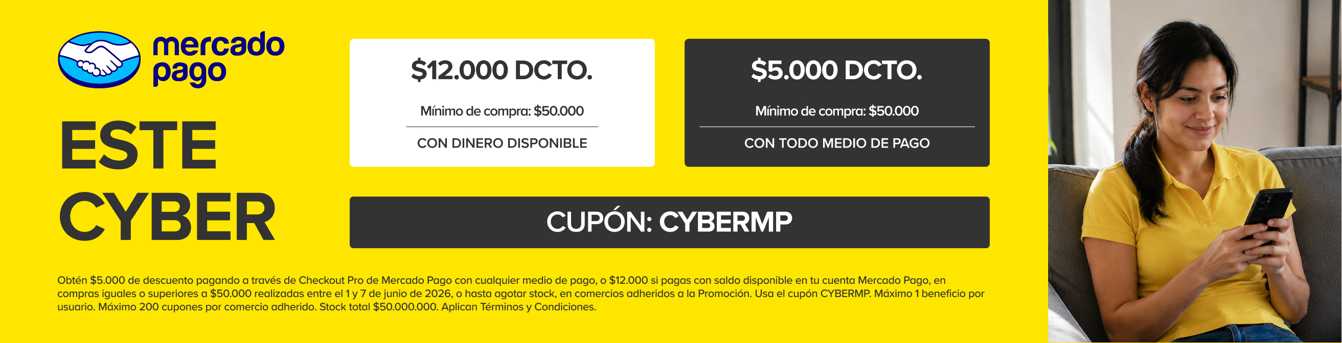 Promoción Mercado Pago Cyber Week